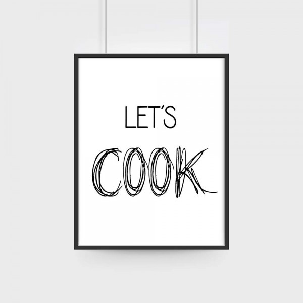 Poster „Let´s cook“