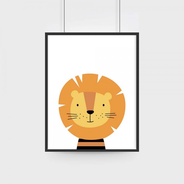 Poster „Löwe“